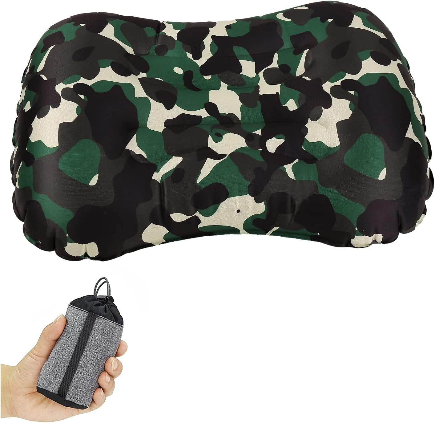 Air Pillow, Travel Pillow, My Pillow, Portable, Cushion, Pillow, Storage Bag Included, Comfort, Outdoors, Camping, Sleeping in Car, Office, Airplanes, Air Pillow