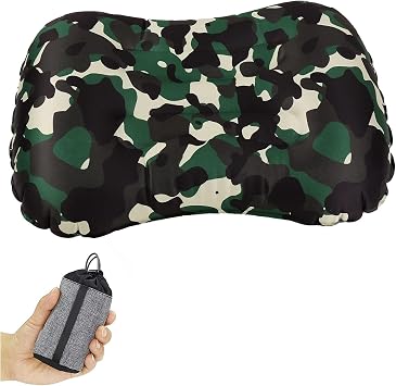 Air Pillow, Travel Pillow, My Pillow, Portable, Cushion, Pillow, Storage Bag Included, Comfort, Outdoors, Camping, Sleeping in Car, Office, Airplanes, Air Pillow
