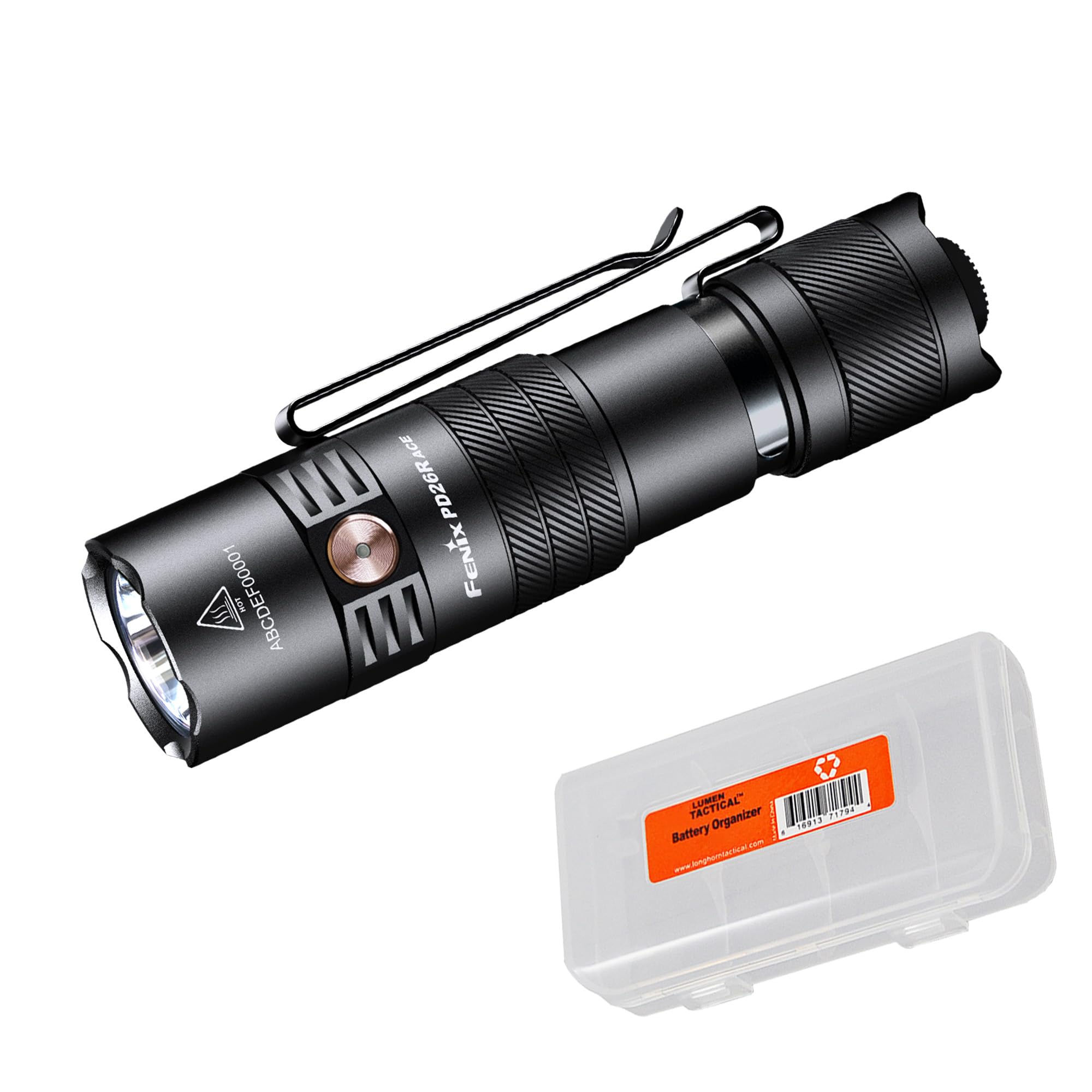 Fenix PD26R ACE 1300 Lumen EDC Tactical Flashlight, USB-C Rechargeable | Patented SET Lighting Modes, Independent Strobe Control, 387 Yard Beam Distance, IP68 Waterproof, Compact Everyday Carry - Amaz