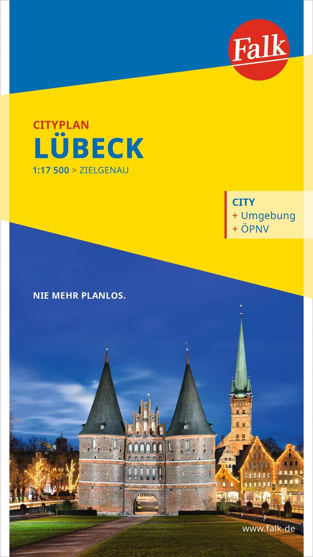 Falk Cityplan Lübeck 1:17.500
