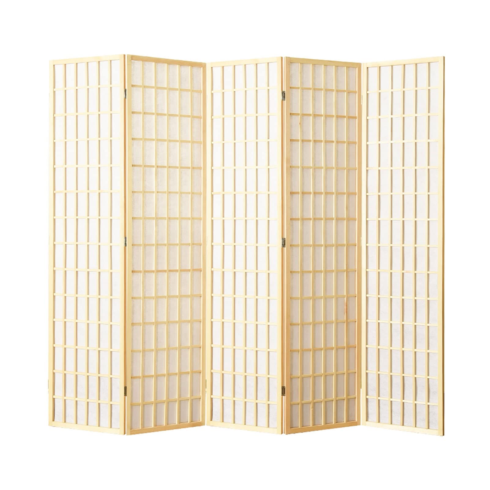 Cloison de séparation pliable en bois massif pour salon et bureau