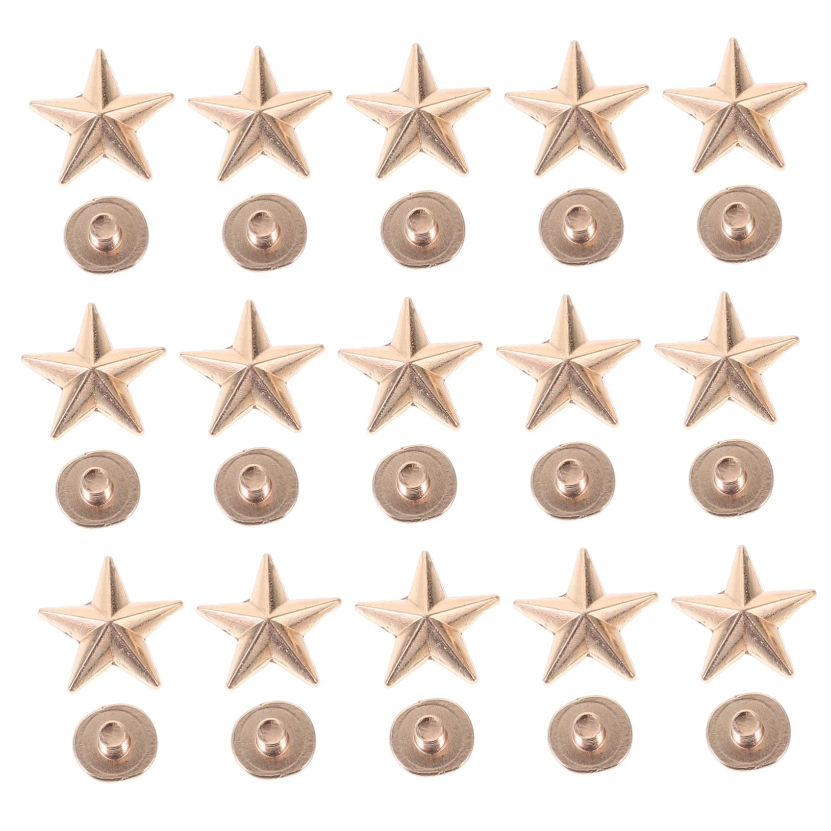 50/100pcs Unghie Testa Stella Forma Borchie Fai Per Pelle Cappotti