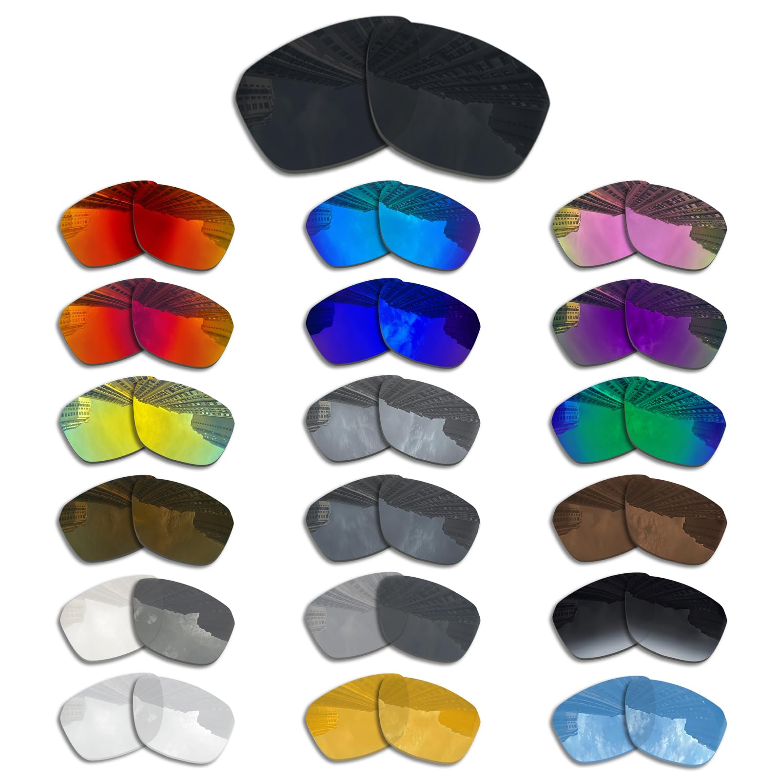 Zapasowy obiektyw pasuje do Oakley Split Shot OO9416 okulary przeciwsłoneczne - odporne na zarysowania | odporne na uderzenia | idealnie dopasowane