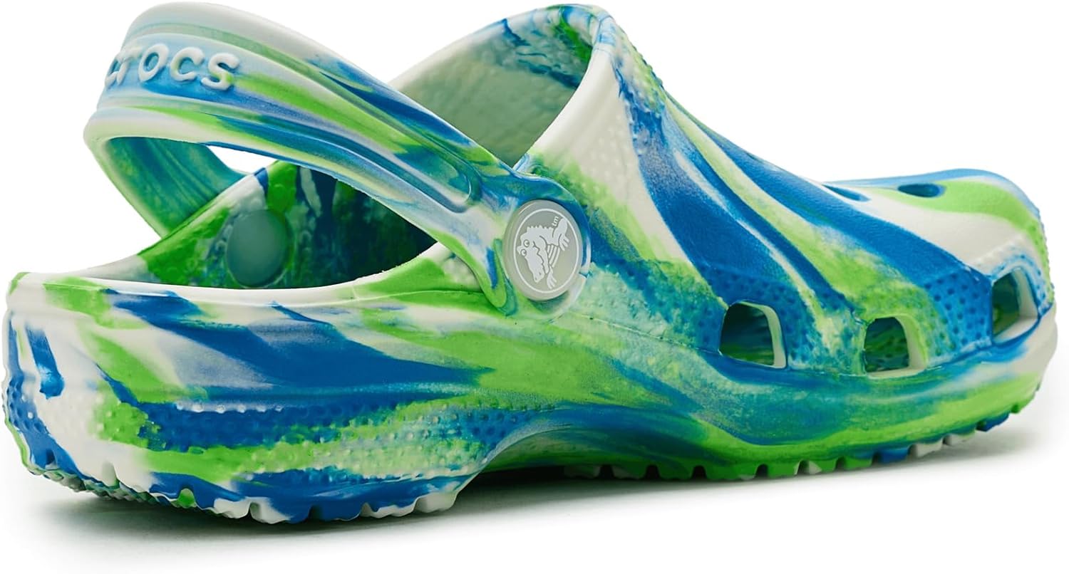 Crocs Unisex-Child Classic Watercolor Marbled Clog K - Image 3