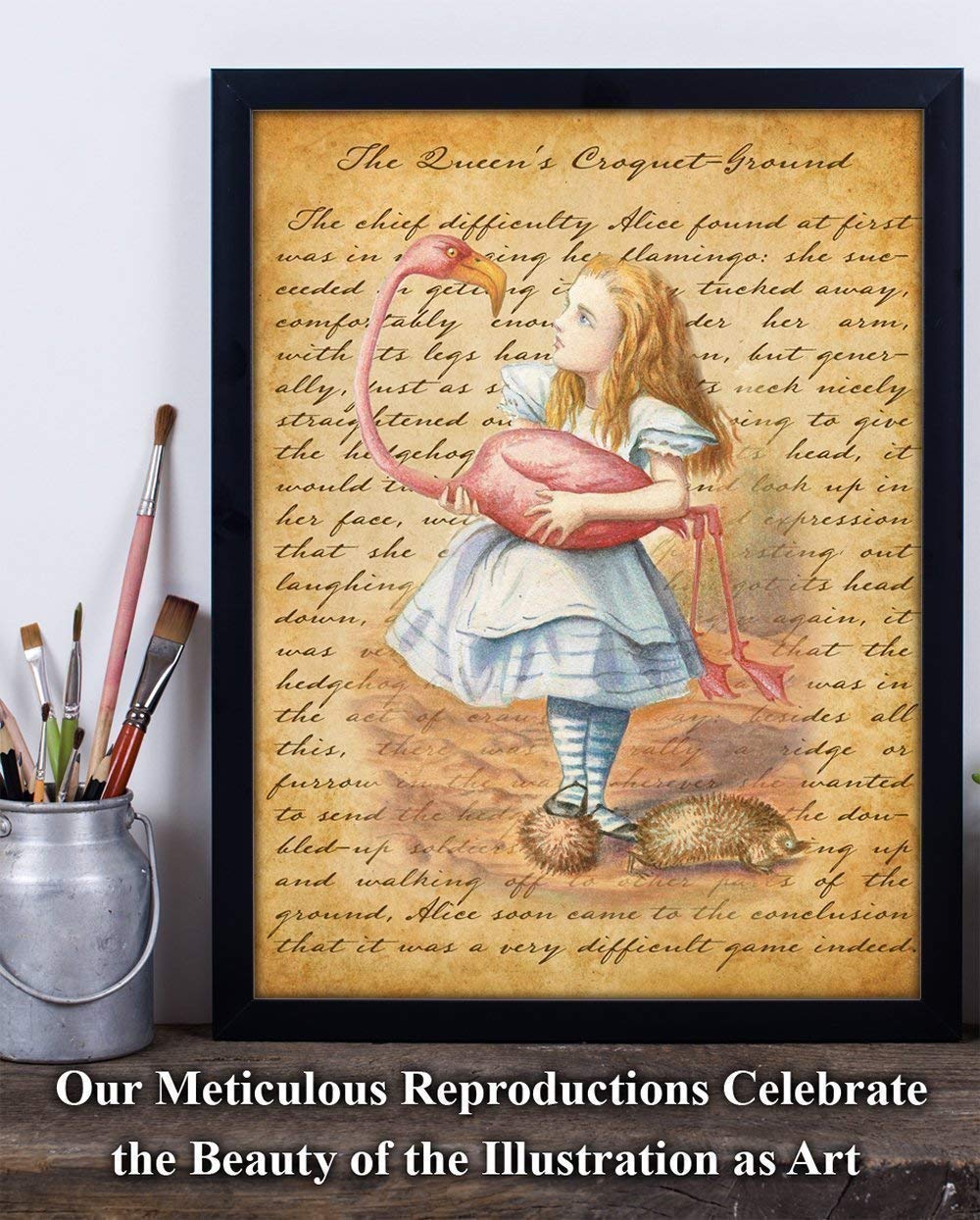 Alice In Wonderland Muur Poster Woordenboek Kunst Is Altijd Thee Tijd