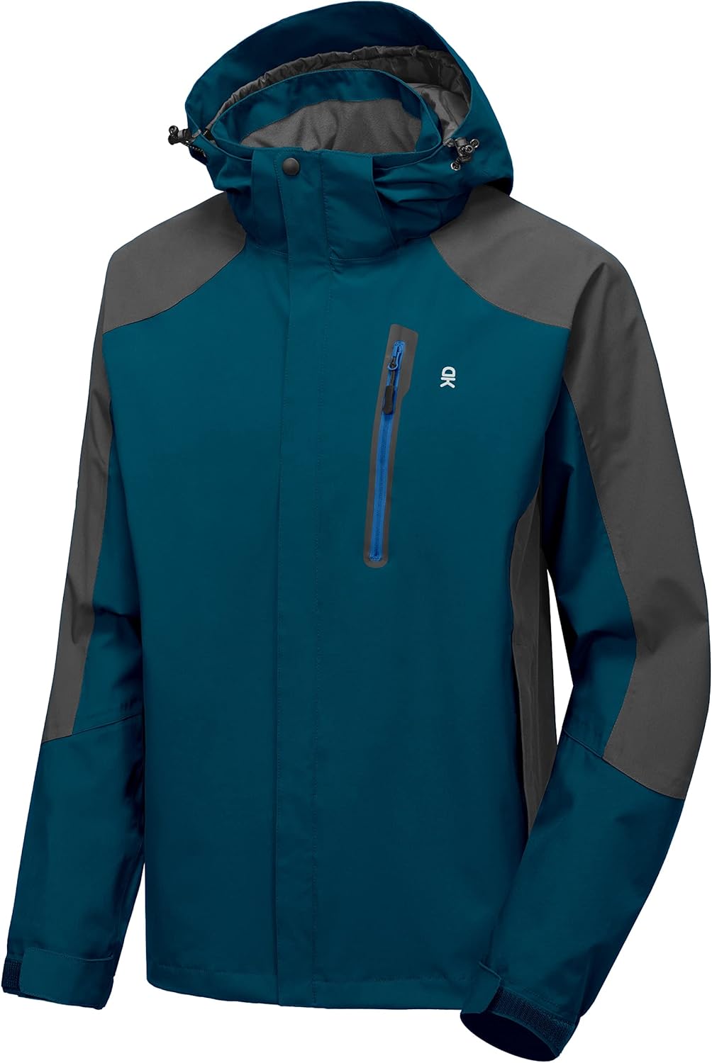 Little Donkey Andy Men's Waterproof Rain Jacket Outdoor Lightweight Hooded Raincoat for Hiking Golf Travel Fishing - Image 2