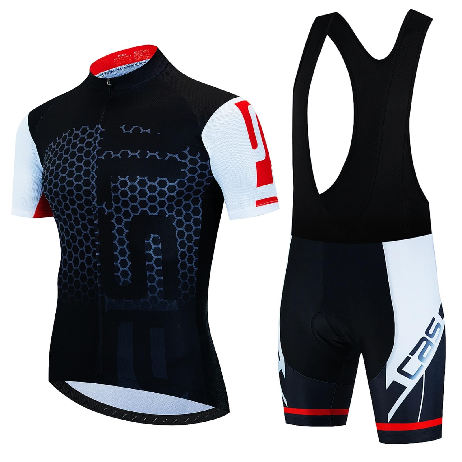 Koszulka kolarska męska koszulka kolarska zestaw męska odzież rowerowa lato krótki rękaw MTB strój rowerowy rower