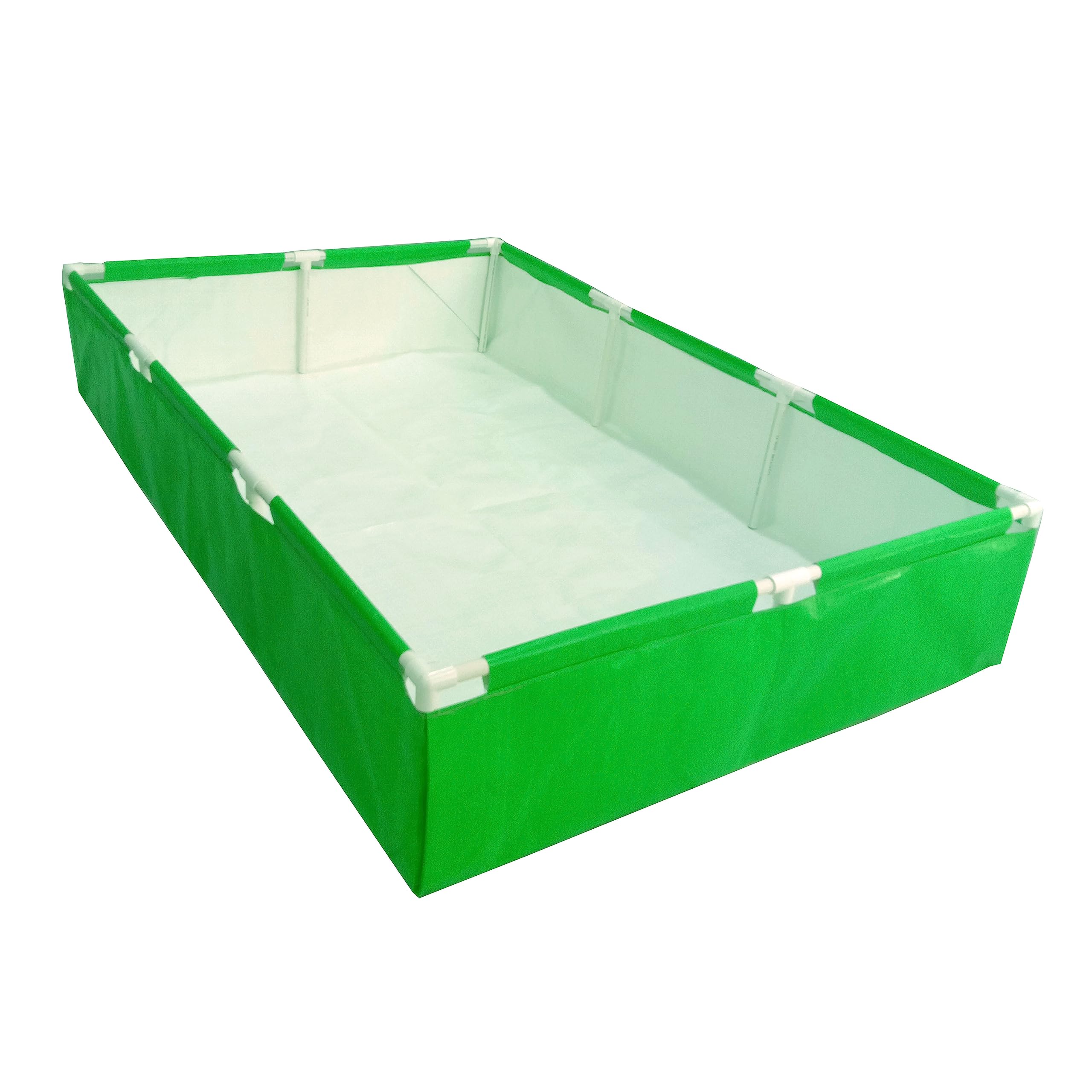 GARDECO HDPE 450 GSM UV Stabilized Bed for Azolla Cultivation/Aquaponic/Fish Farming/Terrace Gardening with PVC Pipe Support (6x4x1-Feet) Pack of 1 (B0C81XSF21) Amazon Price History, Amazon Price Tracker