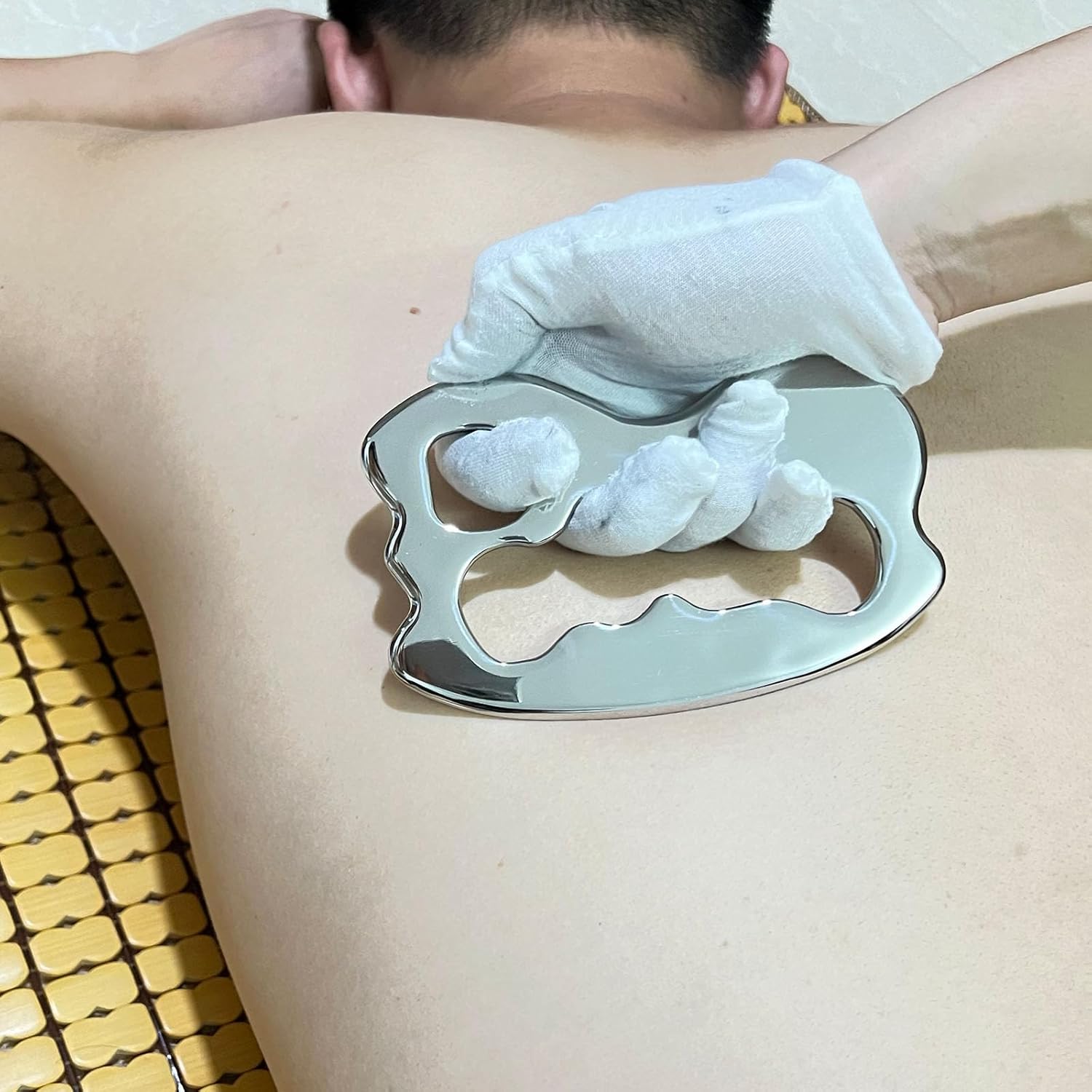 3 in 1 Stainless Steel Gua Sha Muscle Scraper Massage Tool IASTM Tool Set for Soft Tissue Therapy and Reduce Arms,Back, Legs, Shoulder Muscle Pain（3-Set）
