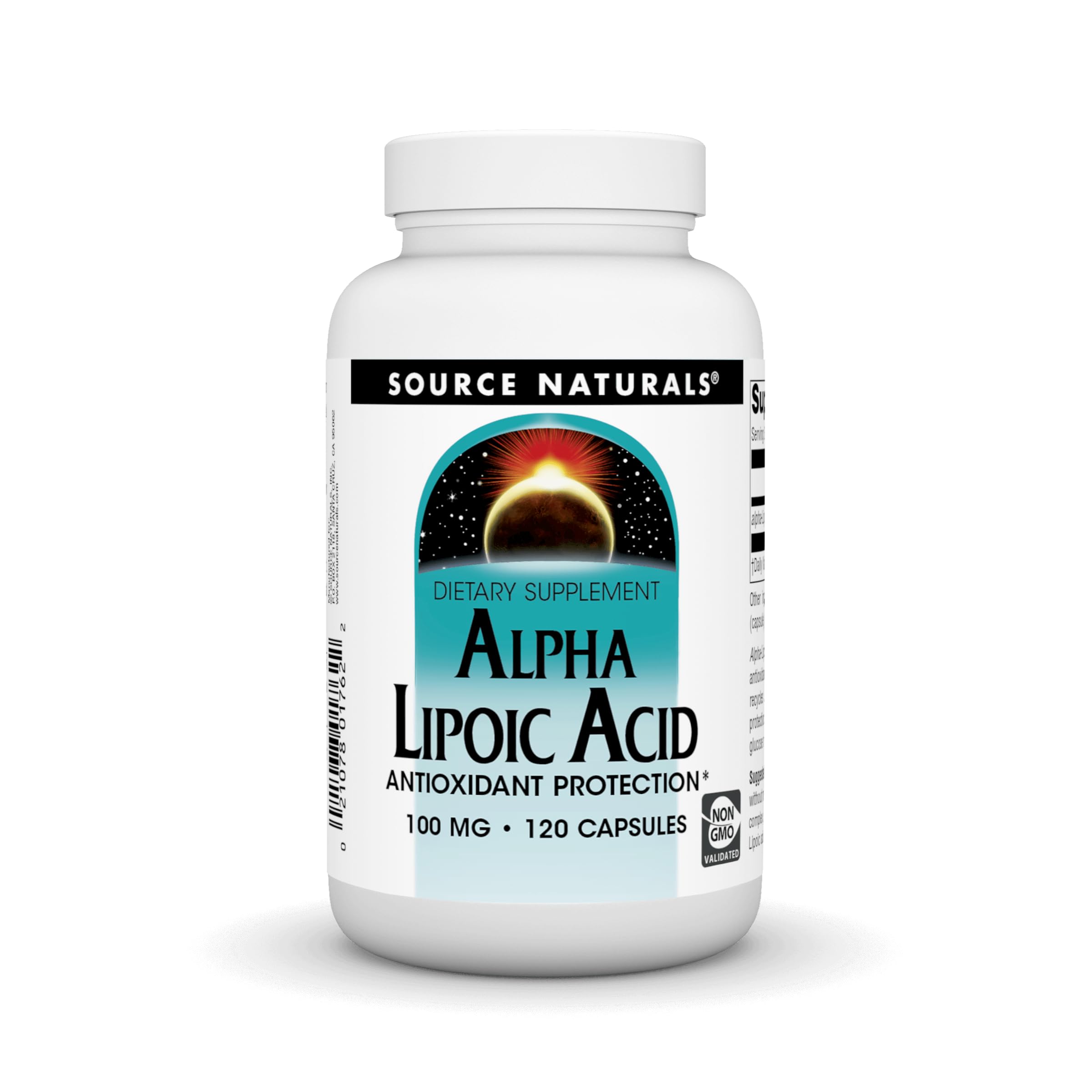 Source Naturals Alpha Lipoic Acid, 100 mg - 120 Capsules 120 Count (Pack of 1)