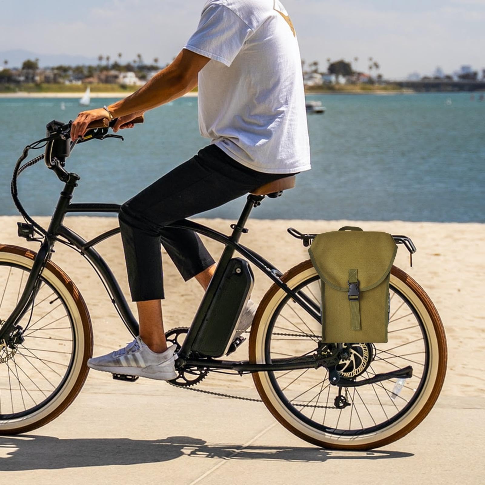 Alforjas para Bicicleta Juego De 2 Piezas Impermeables De Para Ciclismo