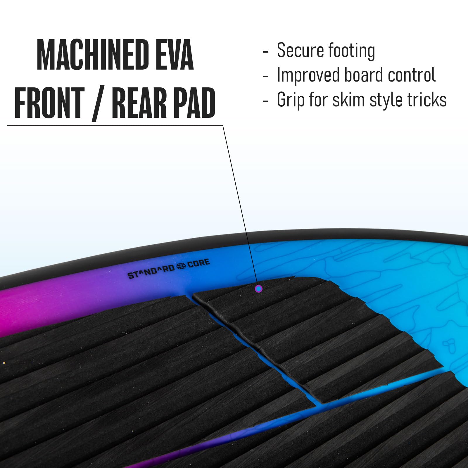 RONIX Standard Core Skimmer - Skyscape Blau/Rot 2025