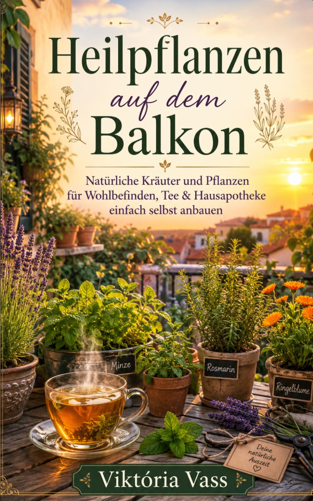 Heilpflanzen auf dem Balkon: Natürliche Kräuter und Pflanzen für Wohlbefinden, Tee & Hausapotheke einfach selbst anbauen (Natürlich leben auf kleinem Raum)