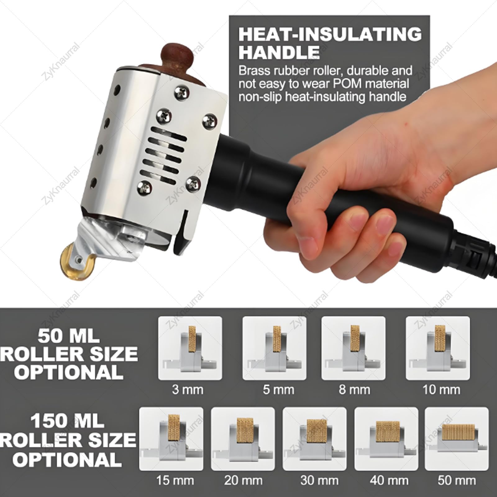 Dispensador Portátil De Pegamento Termofusible, Máquina De Calentamiento De Adhesivos Con Pantalla Digital, Temperatura Controlable De 50 a 220 °c, Bidones Opcionales De 50 Ml O 150 Ml. 50ml-8mm