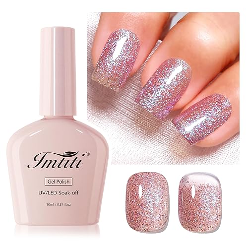 Miniatura 25 de Imtiti - Esmalte de uñas de gel blanco lechoso, esmalte de uñas de gel nude transparente blanco para uñas, esmalte de gel blanco translúcido UV/LED