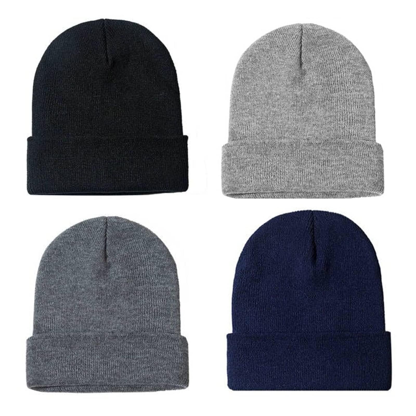 ZOORON Beanie for Men Women Slouchy Winter Beanie Hats Cuffed Skull Caps