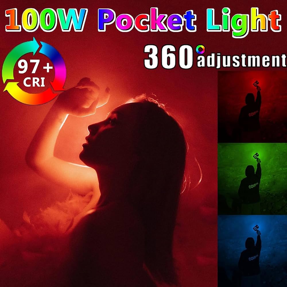 Amazon | COLBOR W100R Kit RGB撮影ライトキット 100W 2700-6500K