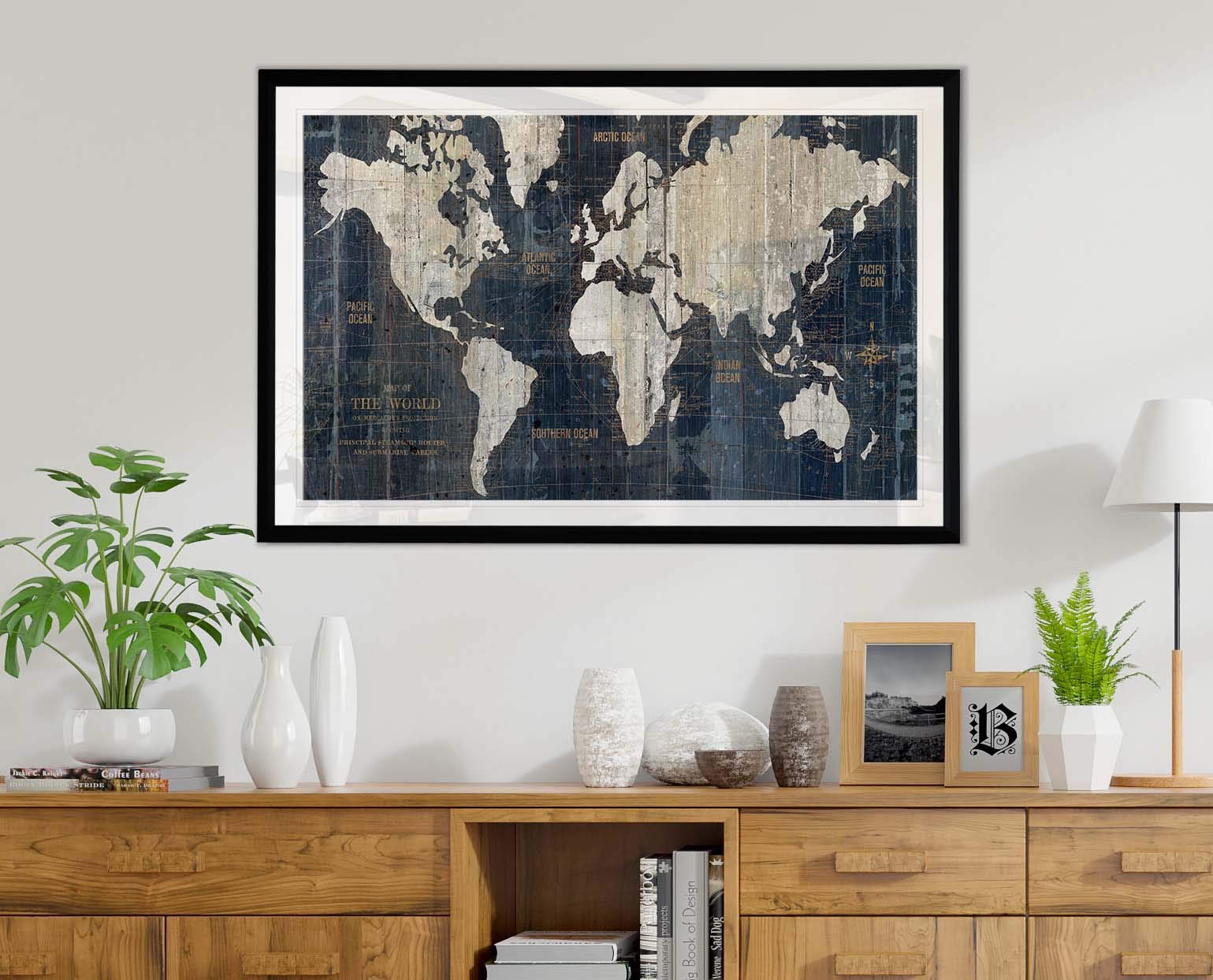 複数購入割引⭕️ アンティーク　フレーム　マップ　地図　ウォールアート　壁掛け Amazon.co.jp: 世界地図 キャンバスアートパネル アンティーク風