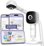 Hubble Connected SkyVision Baby Monitor with AI Enhanced HD Smart Camera, Parent Unit, Stand, Night Vision, Night Light, Soothing Sounds, Wellness Tracking, App