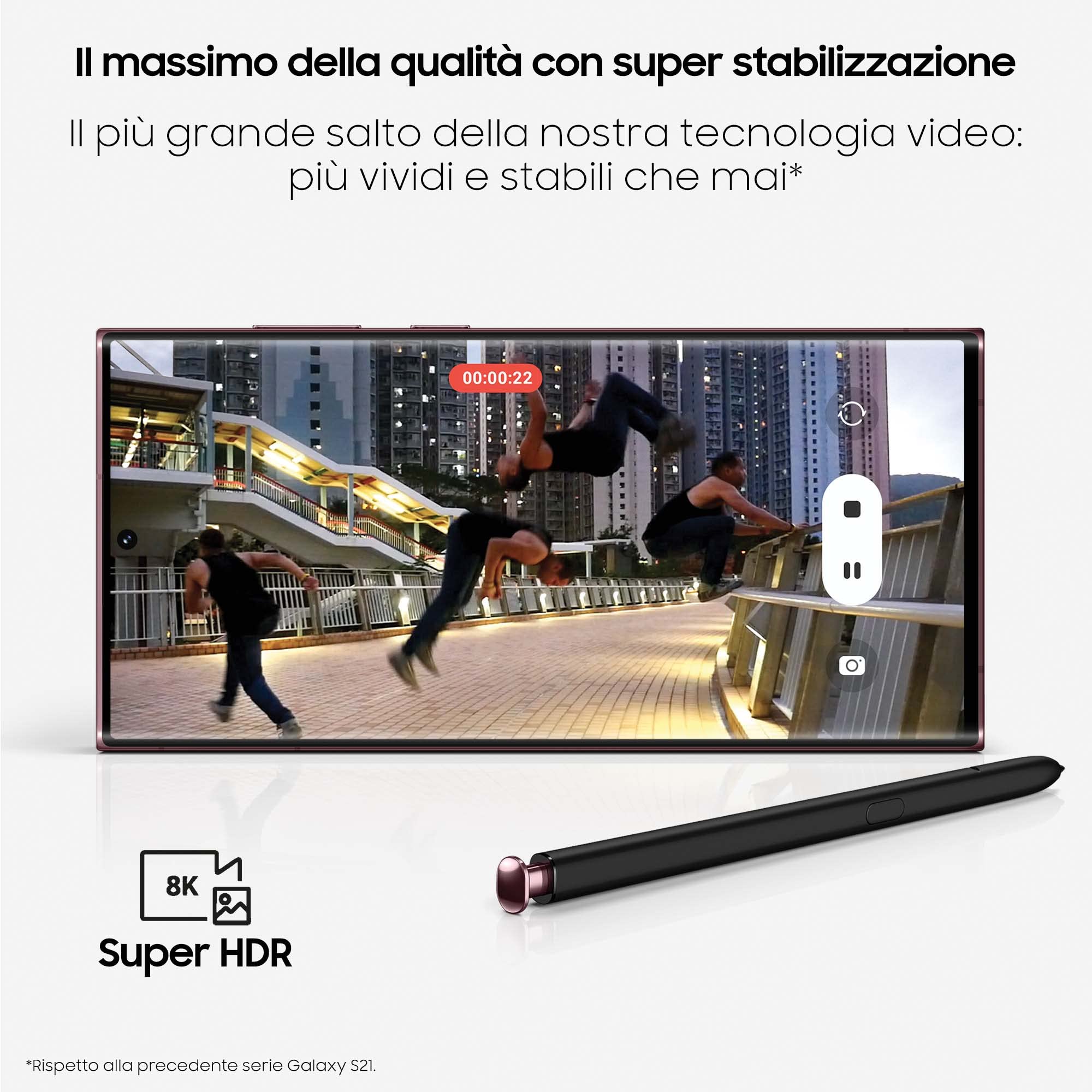 SAMSUNG Galaxy S22 Ultra 5G Smartphone Android senza SIM, 12GB RAM 512 GB, Phantom Black 2022 [Versione Italiana] (Ricondizionato)