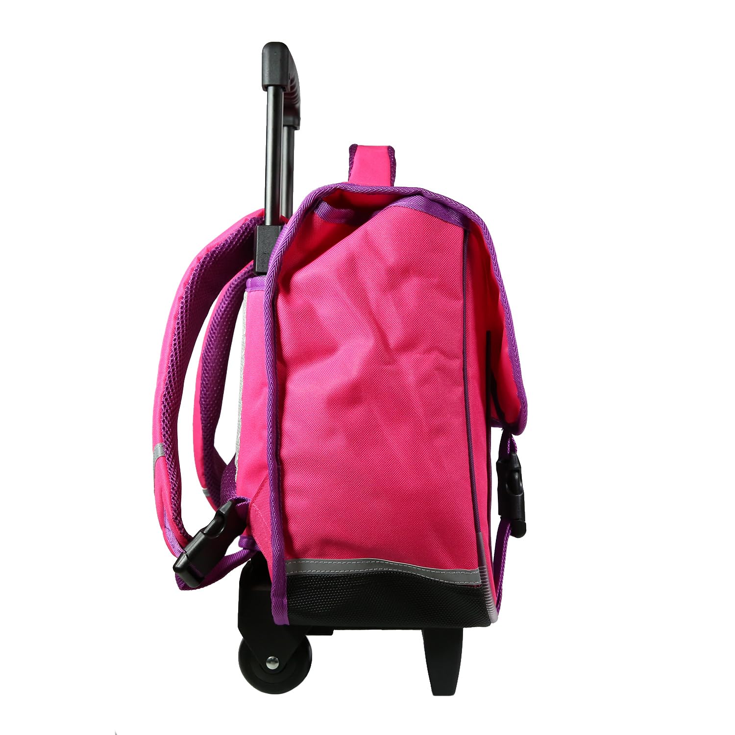 Bagtrotter Cartable à roulettes 38 cm Phileas Rose Zèbre