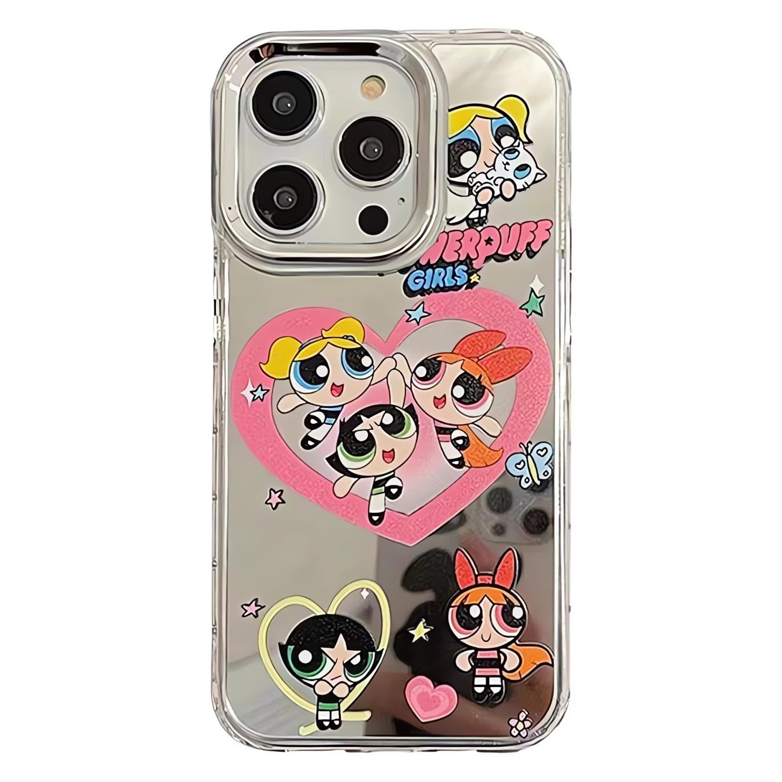 Amazon.co.jp: NICEHOLI iPhone 17用 ケース 漫画パワーパフガールズ愛