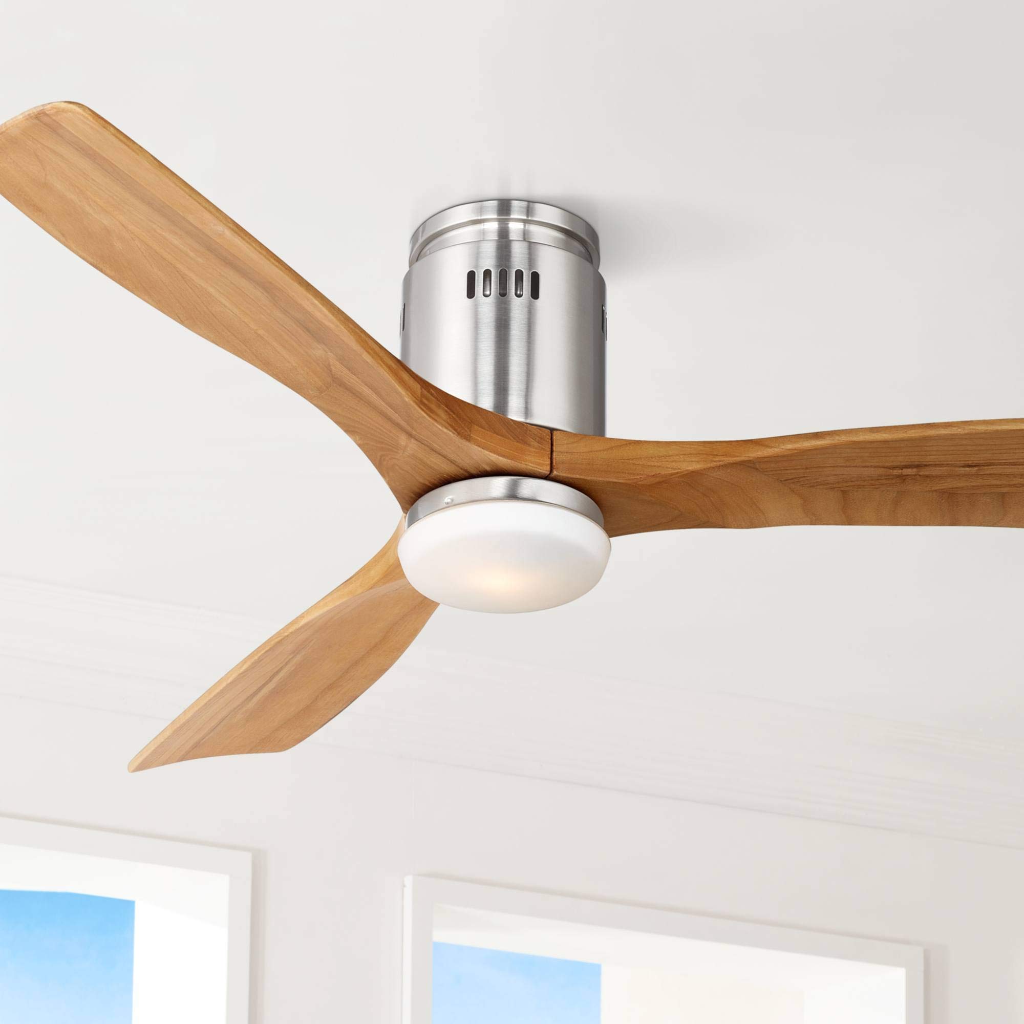 Buy 52" Admiralty Modern Hugger Indoor Ceiling Fan with Light LED