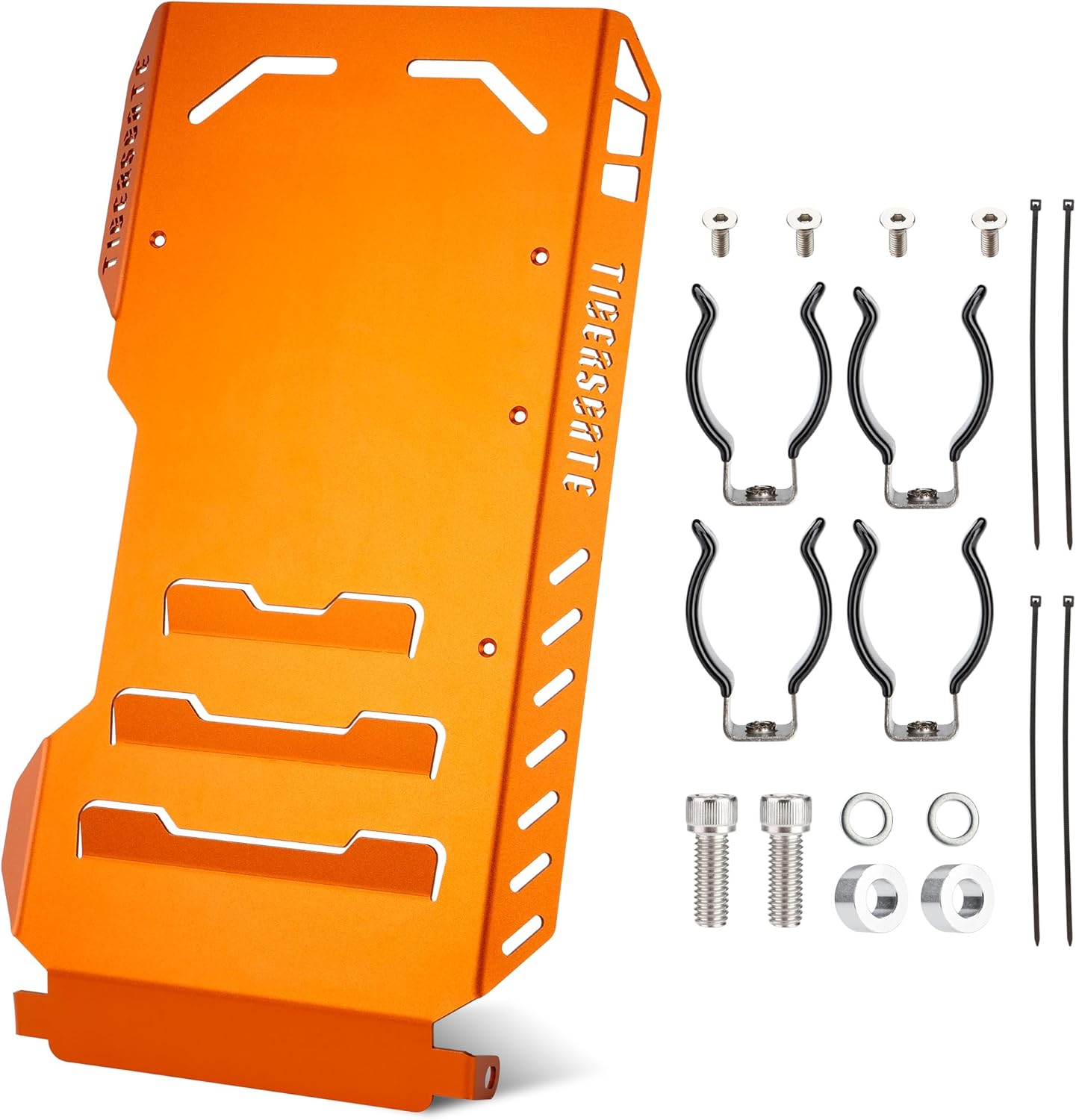 2018-2024 Softail Engine Skid Plate for Breakout, Deluxe, Fat Bob, Fat Boy, Street Bob, Sport Glide, Heritage Classic, Low Rider, Slim Models, Orange