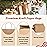 GSSUSA 200 Pack Brown Paper Bags 5.25x3.75x8 Inch Small Gift Bags with Handles Bulk, Brown Kraft Bag for Small Business, Sturdy Grocery Retail Shopping Birthday Party Favor Craft Bag