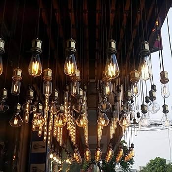 Amazon.co.jp : SKIVTGLAMP ペンダントライト 北欧 黒いコード