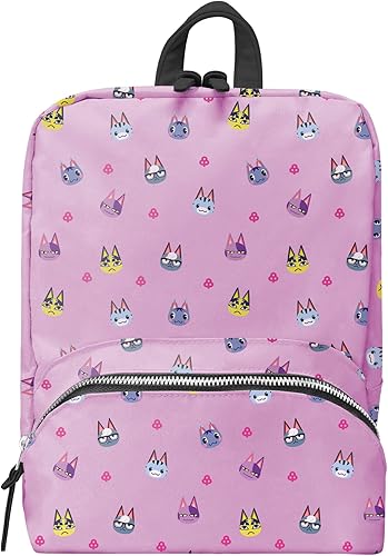 Vista 84 de Controller Gear Animal Crossing - Small Backpack Mini Bookbag Travel Bag for Console & Accessories - Rose Gold