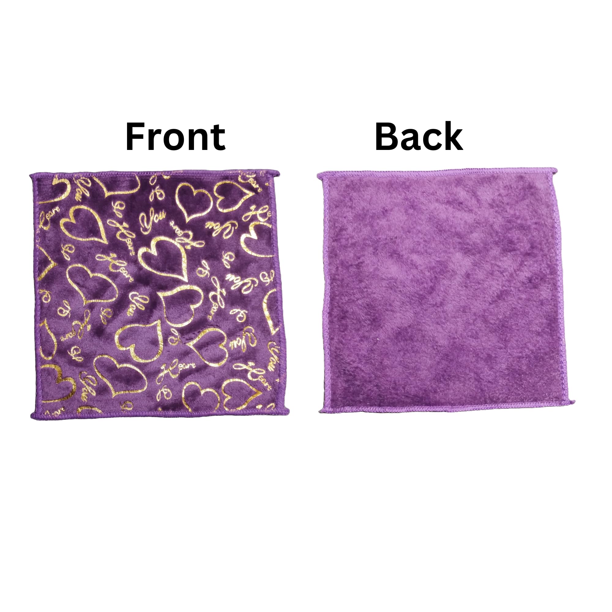 Microfiber Face Towel/Handkerchief/Rumal/Thundu/Panchu for Women, Girls, Kids & Newborns, Extra Soft, Super Absorbent, Small Size (25x25 cm) β Pack of 12 (Multicolor) 3