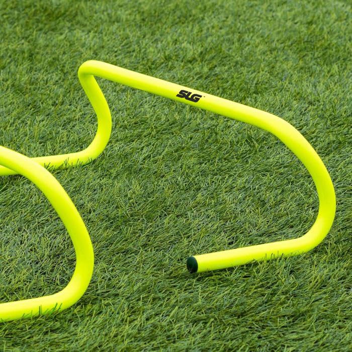 SLG Training Hurdle 6 inch Pack of 6|Colour :Florocent Yellow|Material:PVC-image-27