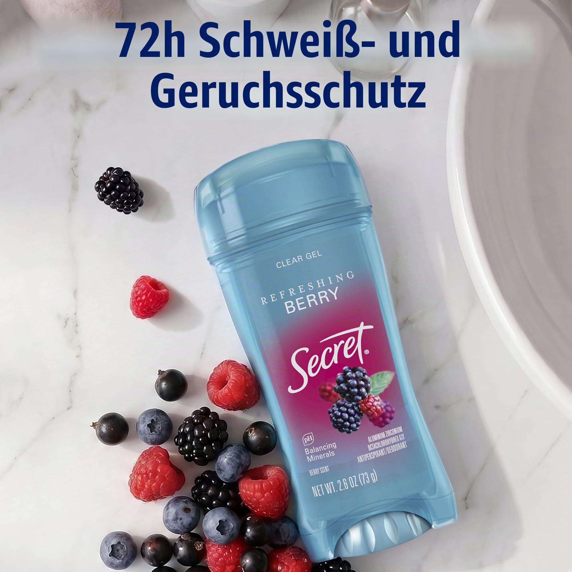 Secret Scent Expressions So Very Summerberry Clear Gel Antiperspirant/Deodorant, 160 ml (Pack of 2), So Very Summerberry, 150 ml