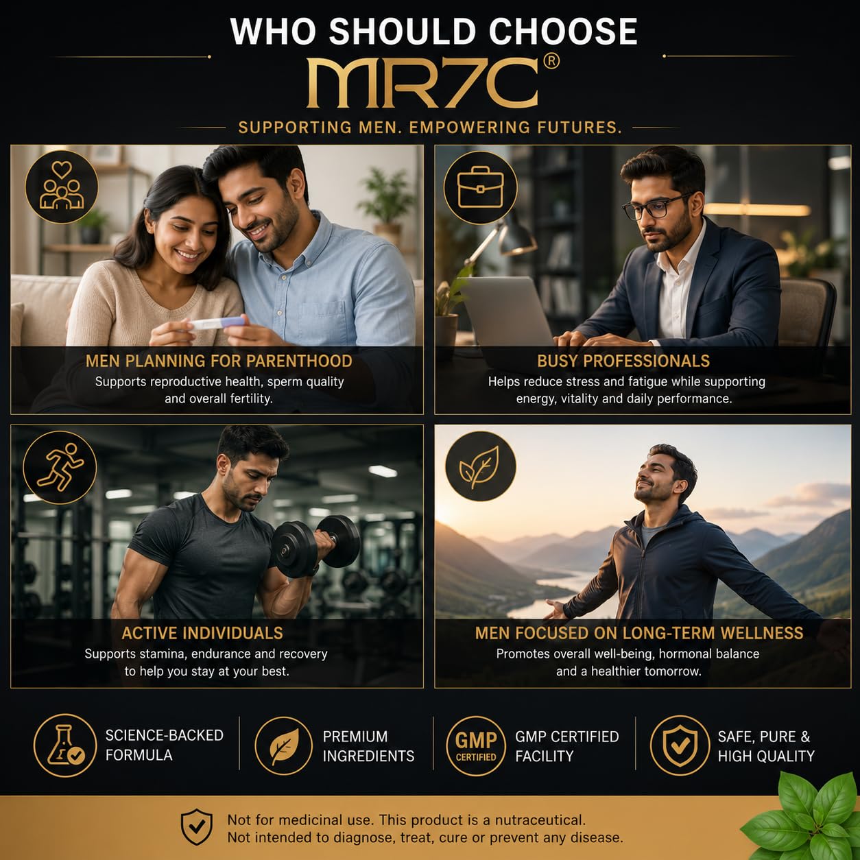 Male-XY-Support Tablets for Men | Men's Reproductive Wellness Supplement with L-Carnitine, L-Arginine, CoQ10, Vitamin E & Vitamin B9 | Supports Sperm Motility, DNA Integrity & Reproductive Health | 60 Tablets — Amazon image 6