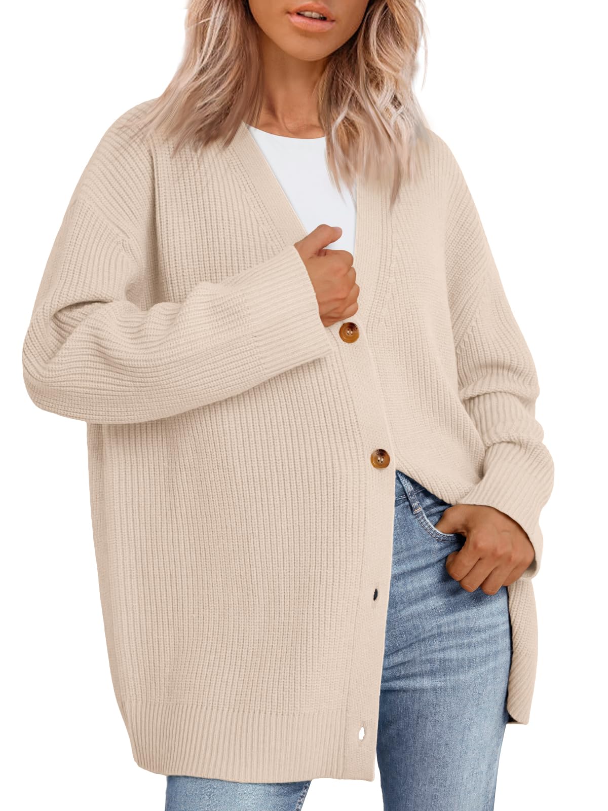 LILLUSORY Women Oversized Cardigan Sweater Fall Outfits Cloth