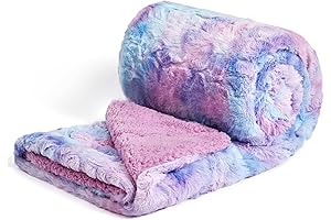 NEWCOSPLAY Cozy Blanket for Girls: Snuggle Up in Rainbow Bliss