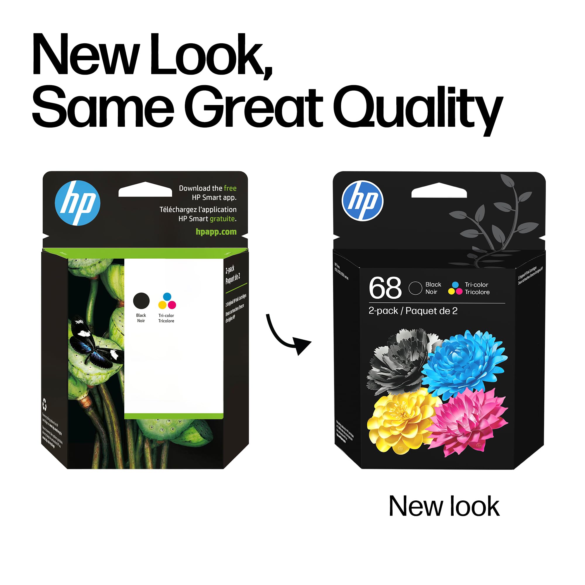 Amazon.co.jp: HP 68 ブラック/3色インクカートリッジ (2個パック