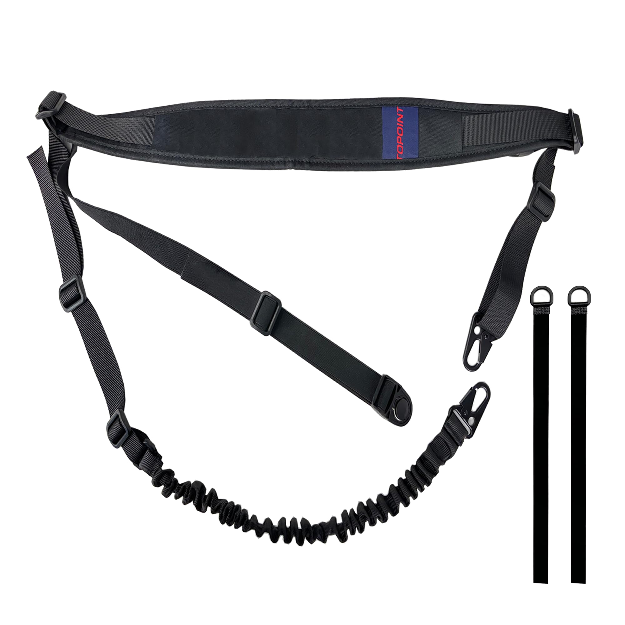 Hunters Compound Bow Sling - Adjustable Padded Shoulder Strap - Quick-Release Buckle for Hunting and Archery