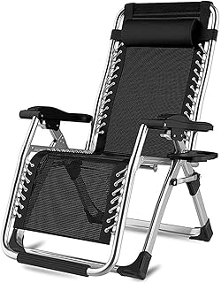 HZH Espreguiçadeira dobrável espreguiçadeira espreguiçadeira de jardim espreguiçadeira dobrável espreguiçadeira relax espreguiçadeira ergonômica dobrável carregável até 150 kg, jardim, varanda (B)