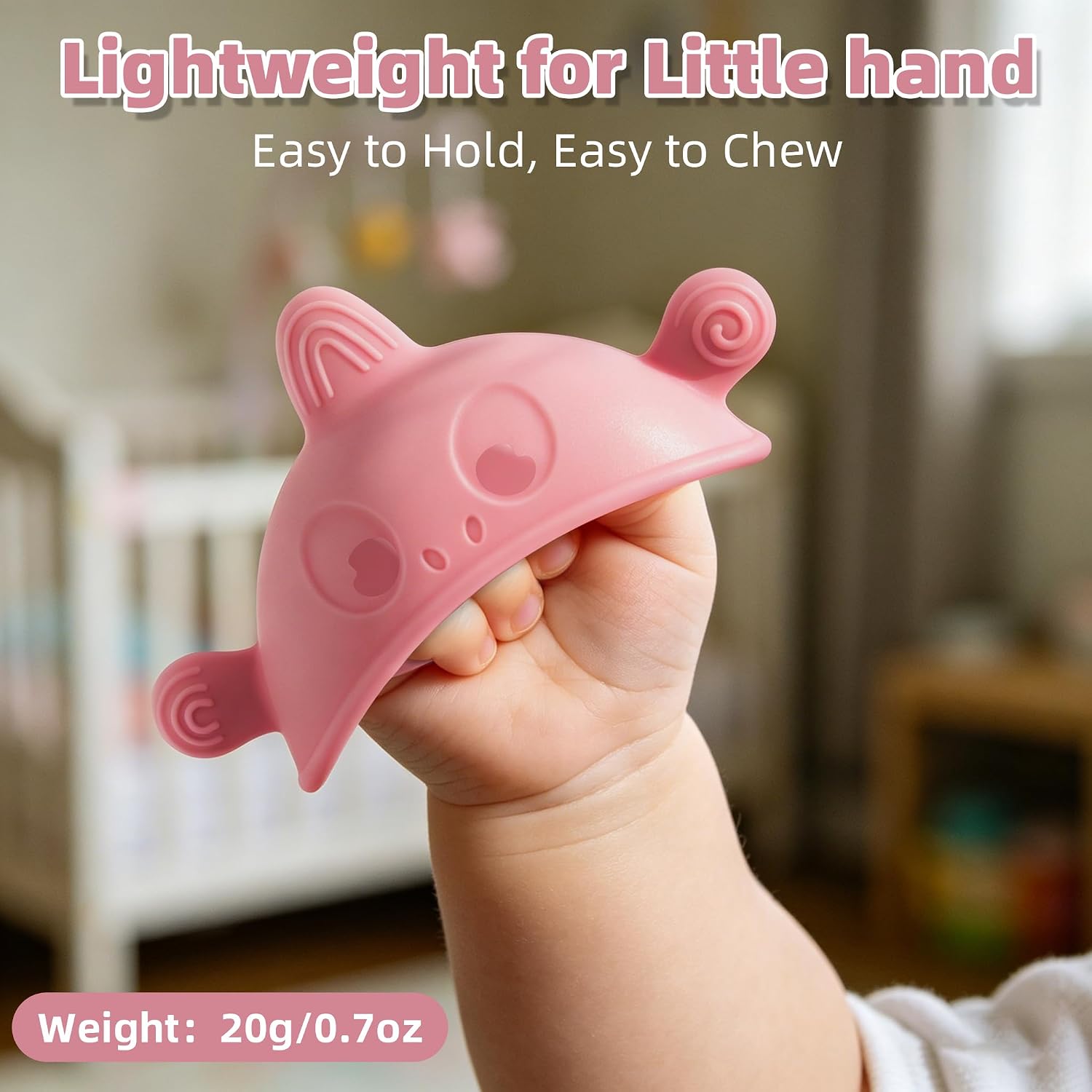 Chuya Baby Teething Toys 0-3 3-6 12-18 Months,Silicone Mitten Teether | Teething Relief for Sore Gums, Developmental Sensory for Little Hands, Newborn Gift Set Baby Toys Boy Girl