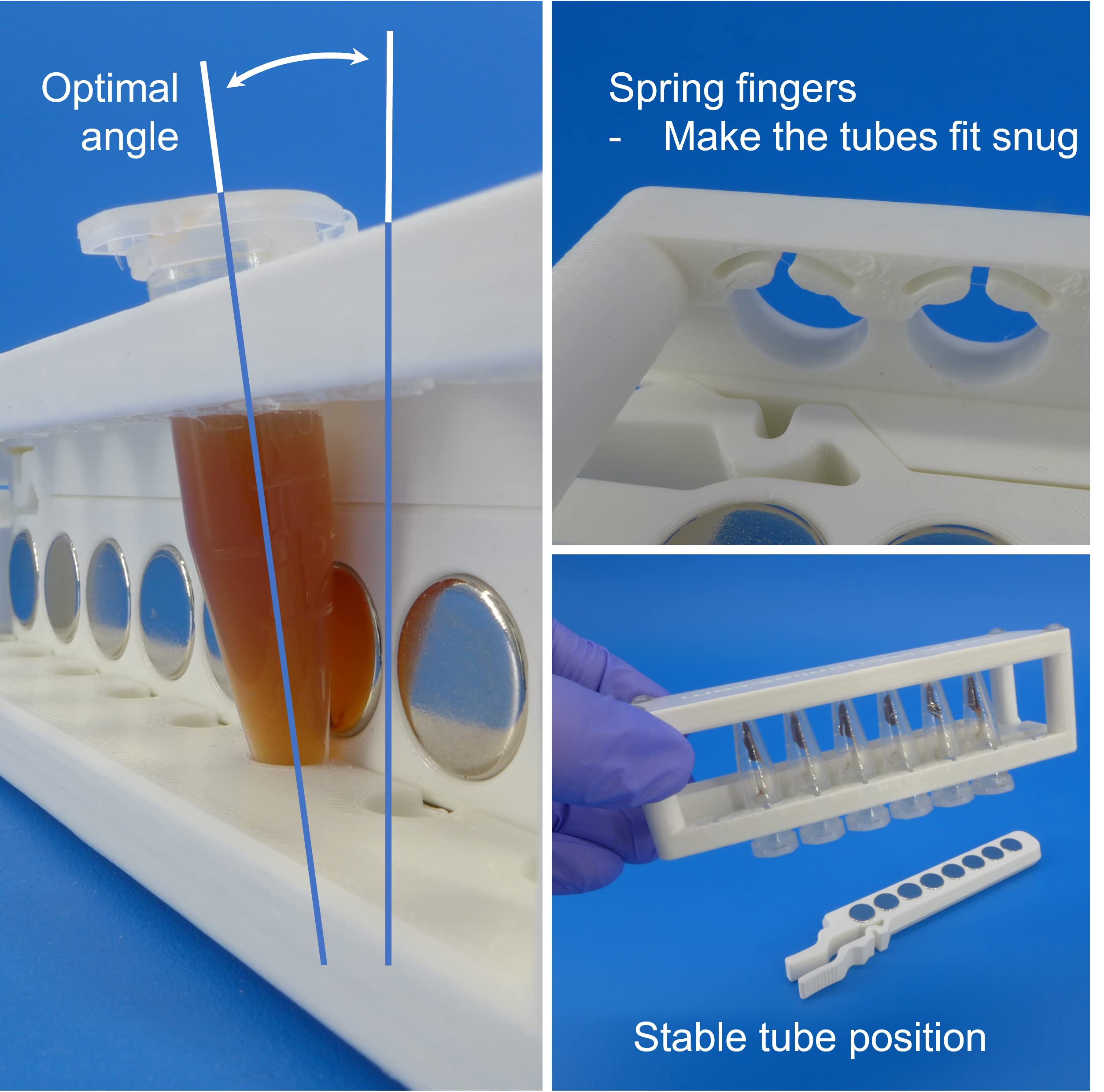 Magnetic Rack Dna Snapklik.com : Magnetic Rack For DNA, RNA Purification; For 1.5 mL ...