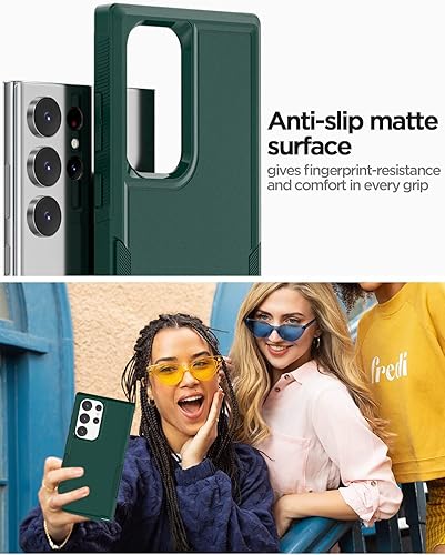 Miniatura 9 de AICase Clip para cinturón para Samsung Galaxy S23 Ultra - Funda con protector de pantalla protección resistente contra caídas de cuerpo completo