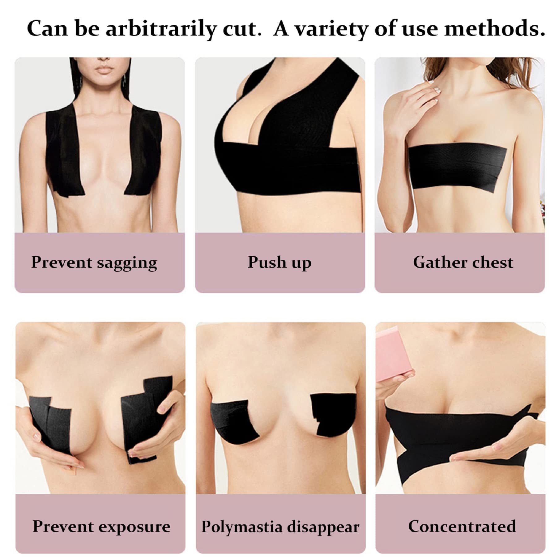 Cómo sujetar el pecho con cinta adhesiva en verano