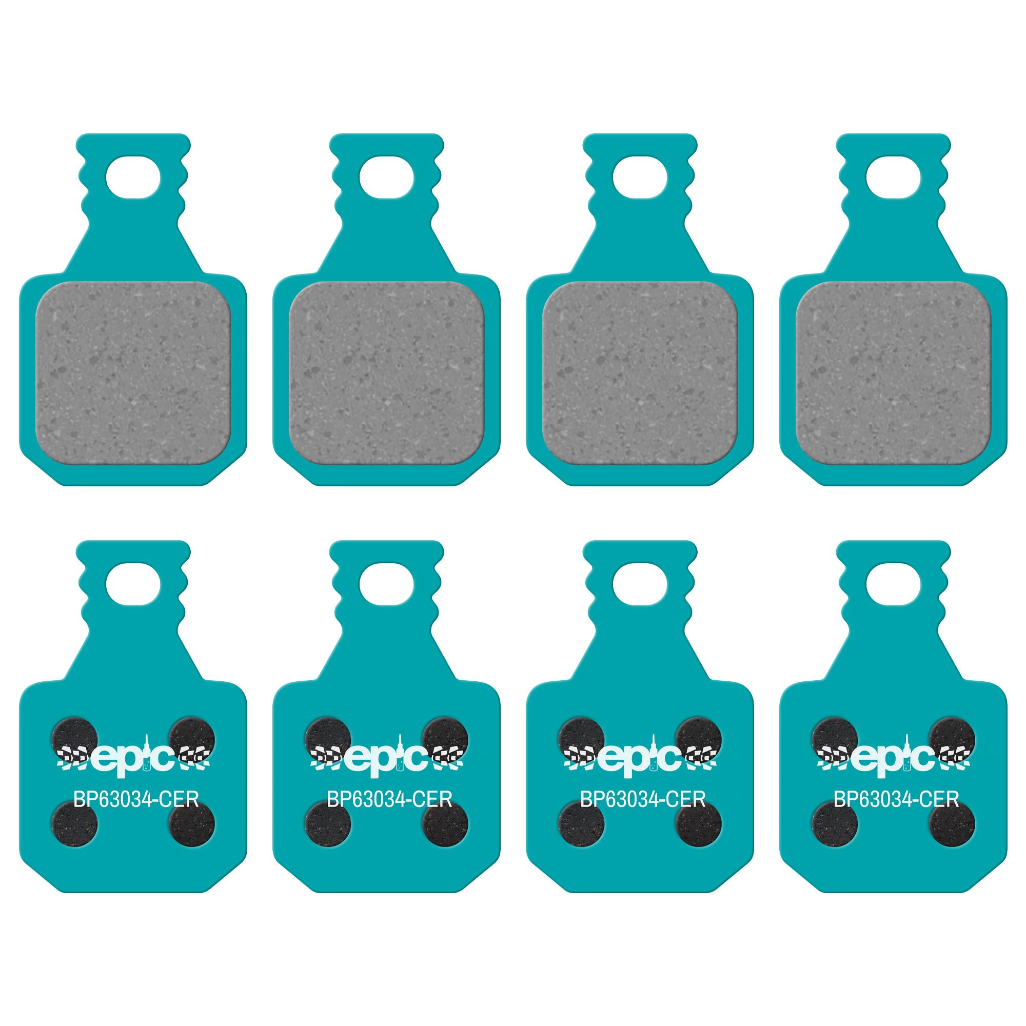 epic Brake Pads for Magura CT5, MT5, MT7 Pro, MT Trail SL/Carbon/Sport (Front) | Organic, Sintered, Ceramic, E-Bike Options | Quiet, Durable, High-Performance | 2 Sets (Ceramic)
