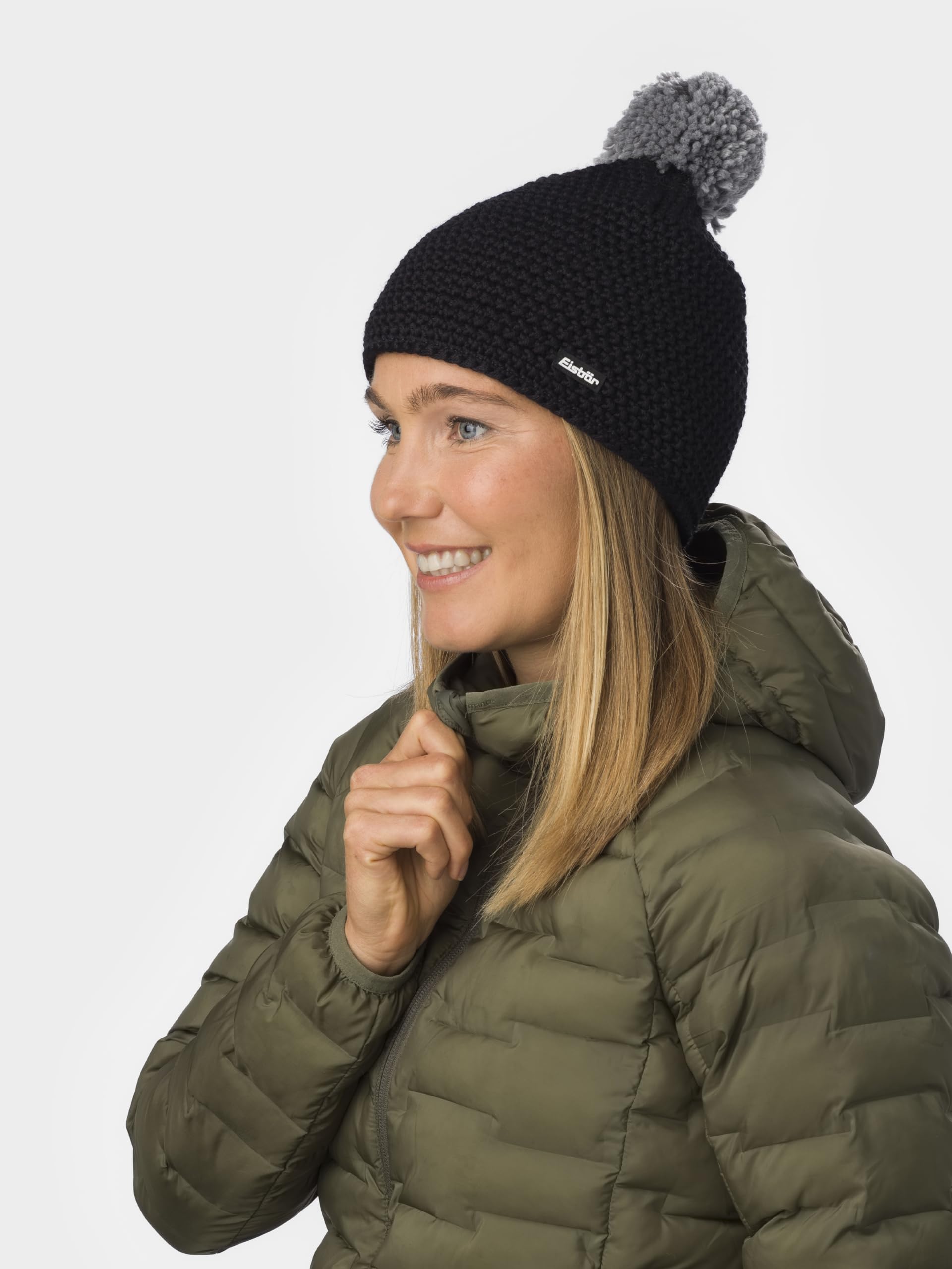 Eisbär Unisex Mütze Jamie Pompon