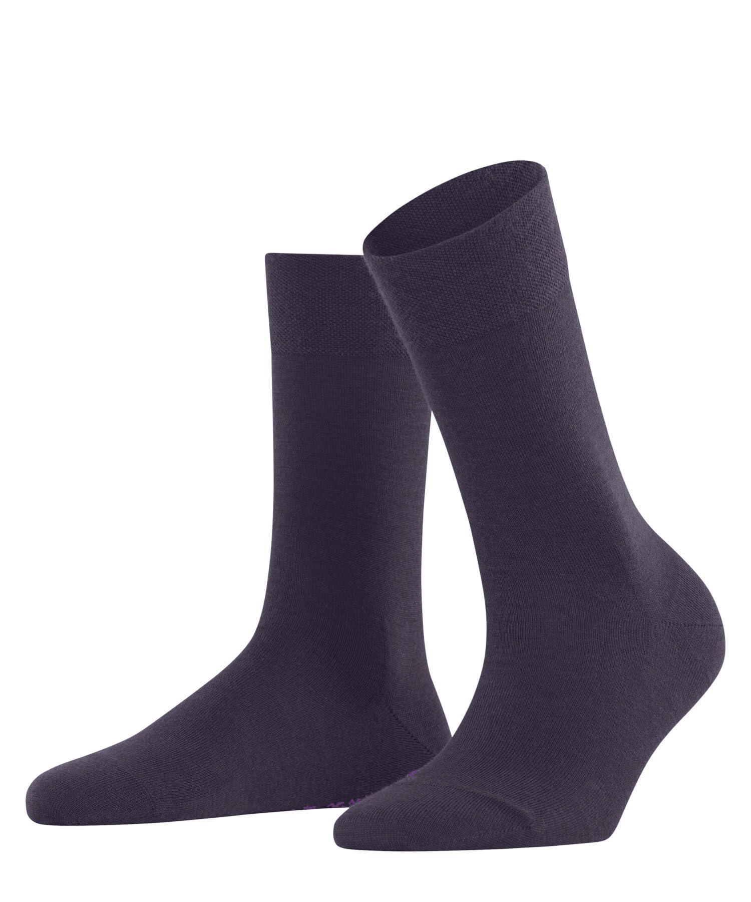 FALKE Women's Sensitive Berlin W So Wool Cotton With Soft Tops 1 Pair Socks, Red Wineberry 8761, 2.5-5