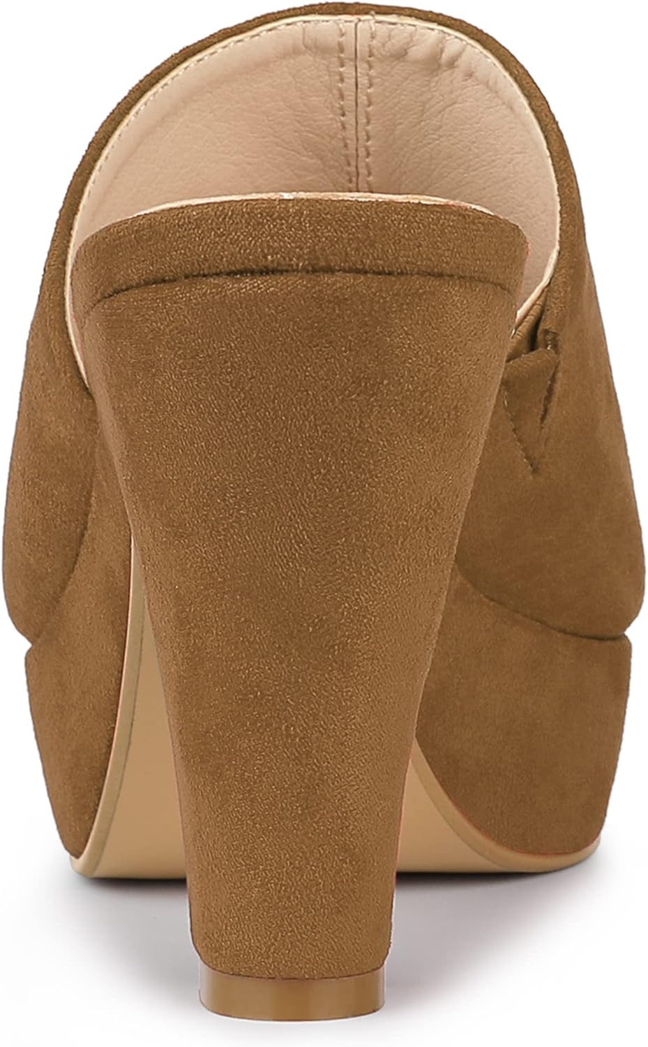 Allegra K Women's Open Toe Platform Chunky Heel Slides Sandals - Image 3