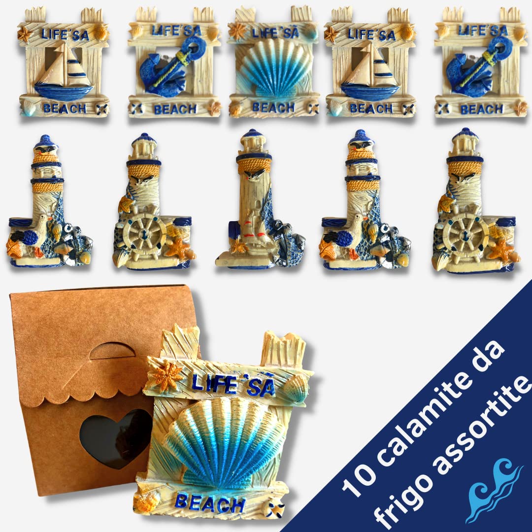DLM - Scatola Portaconfetti In Bambu Albero Della Vita Conchiglia Capasanta Cammino Di Santiago Mare Confettata Segnaposto 27793