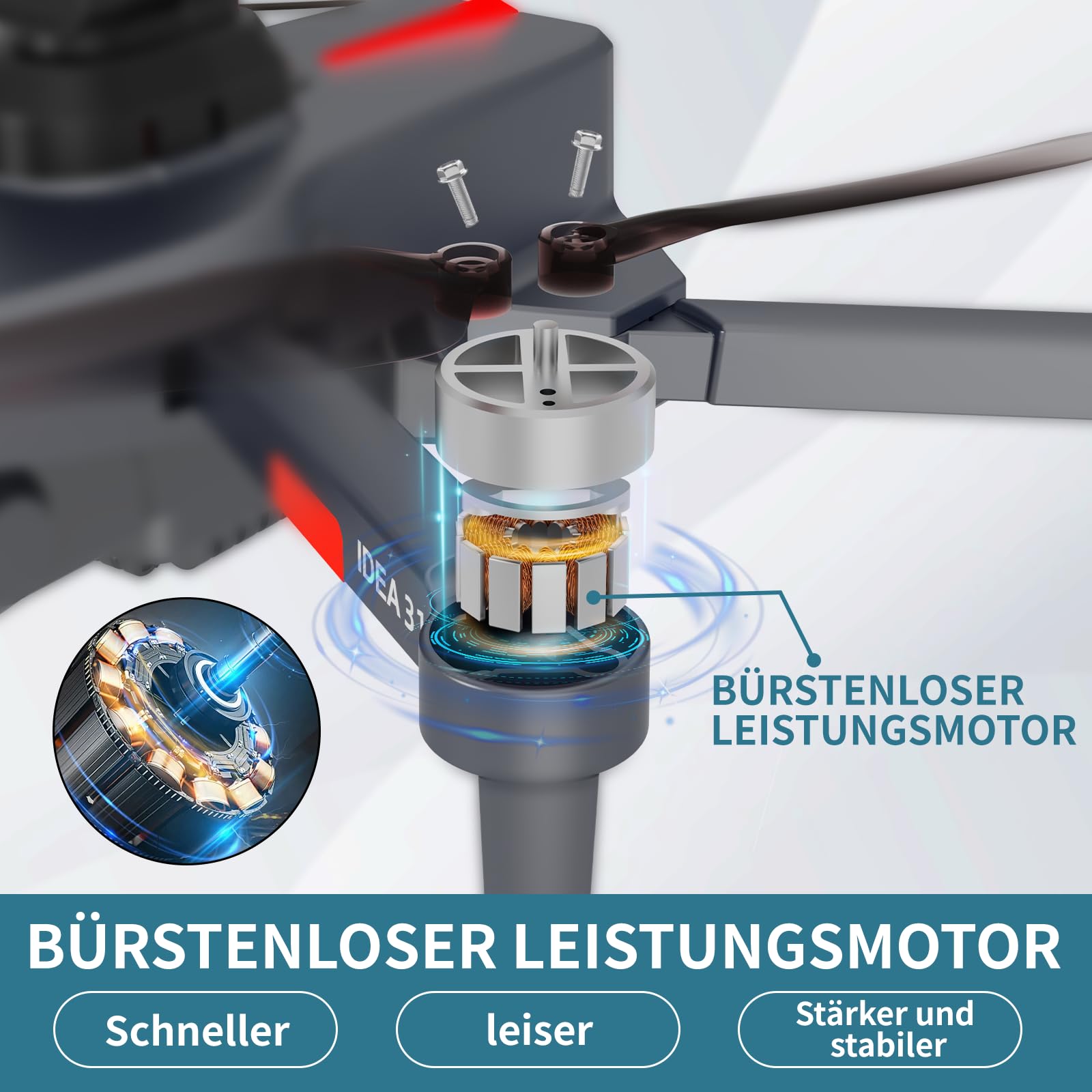 TTROARDS 31P Drone Brushless Motor Drone met Camera 4K voor